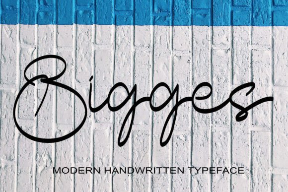 Bigges: A Script Font for Elegant Design