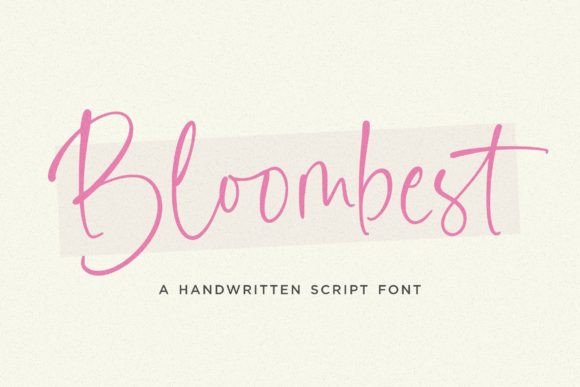 Bloombest Font for Web Design