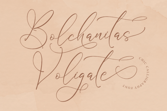 Bolchanitas Voligate Font
