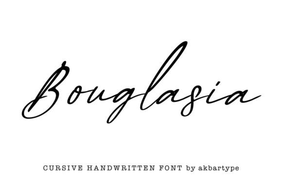 Bouglasia: A Stylish Script Font