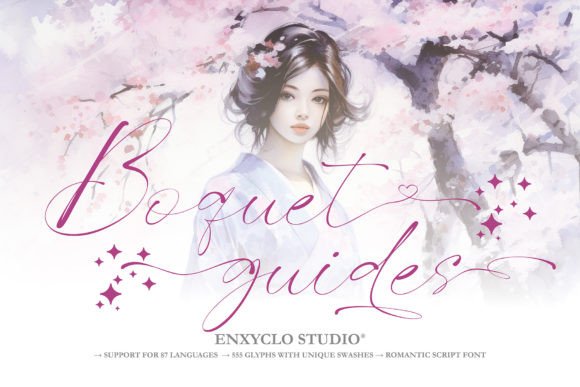 Bouquet Guides Font for Elegant Branding