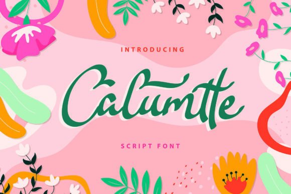 Calumtte Font for Creative Projects