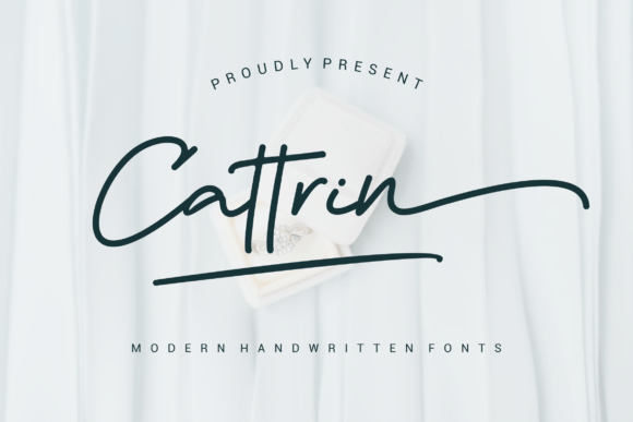 Cattrin: Timeless Script Font for Crafters