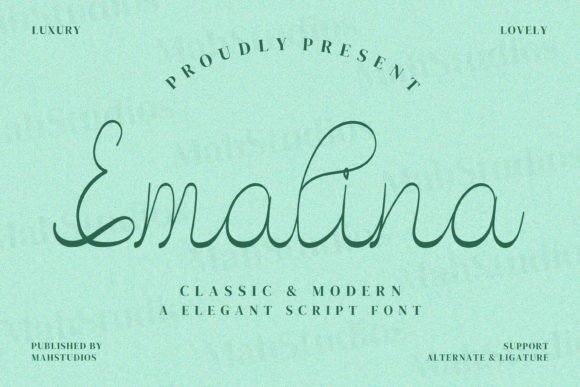 Emalina: Elegant Script Font for Business