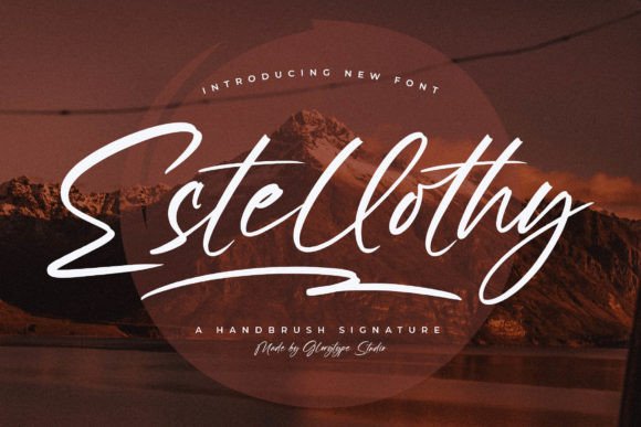Estellothy Font for Editorial Design
