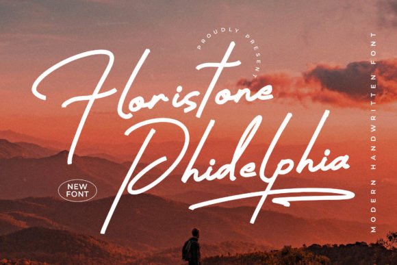 Floristone Phidelphia Font for Creative Campaigns