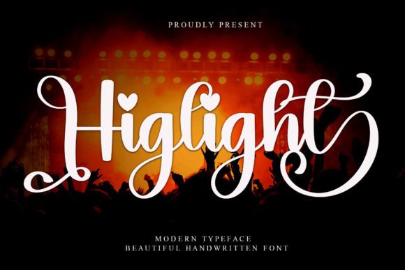 Higlight Font: Playful Typography for Digital Campaigns
