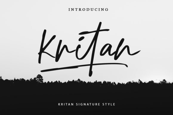 Kritan Font for Elegant Campaigns