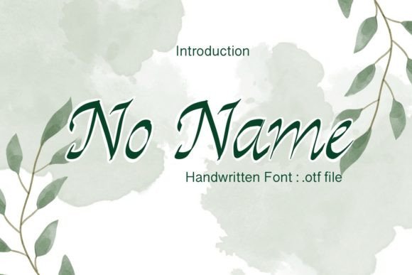 No Name Font: Free Download & Design Tips
