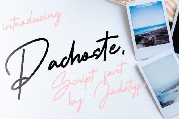 Pachoste: A Script Handwritten Font for Creative Projects