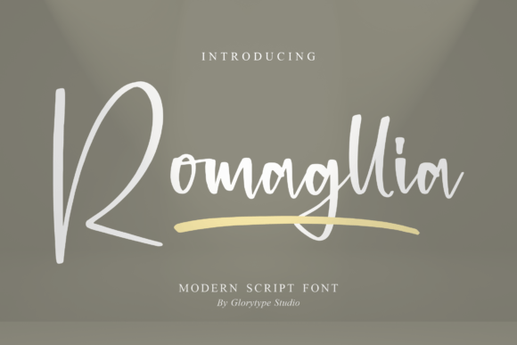 Romagllia Font for Web Design