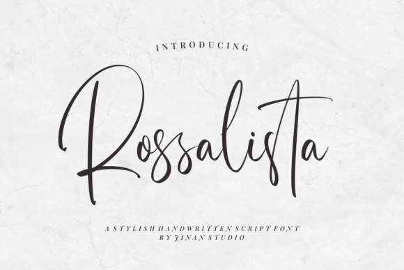 Rossalista Font for Business Branding