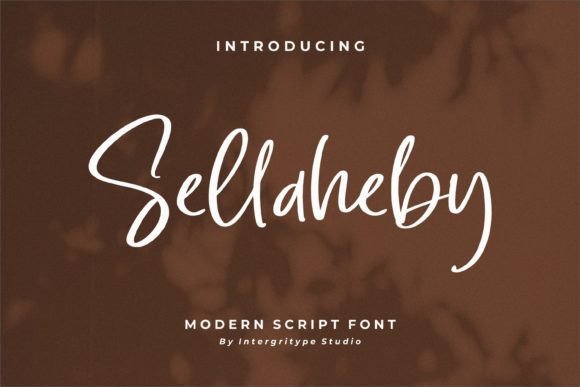 Sellaheby Font for Editorial Design