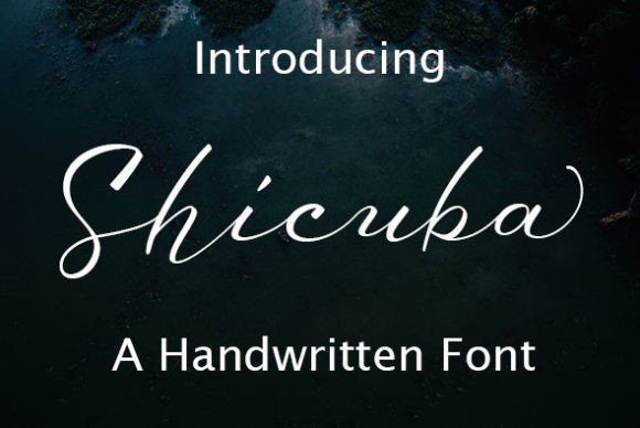 Shicuba: A Script Font for Elegant Branding